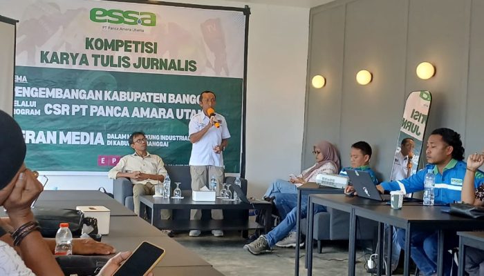 Diapresiasi Ketua PWI Banggai, PT PAU Gelar Kompetisi Karya Tulis Jurnalis