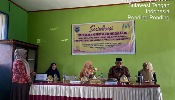 DP3AP2KB Bangkep Gelar Sosialisasi Pencegahan Kekerasan Terhadap Anak