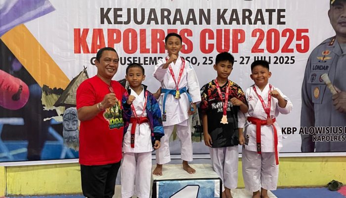 Inkanas Banggai Laut Raih 4 Medali di Open Turnamen Kapolres Cup Poso 2025