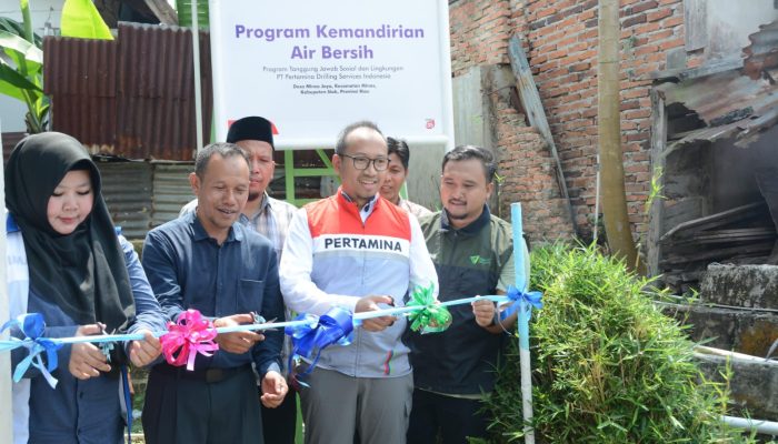 Pertamina Drilling Bangun Sumur Air Bersih untuk Warga Minas Jaya Siak