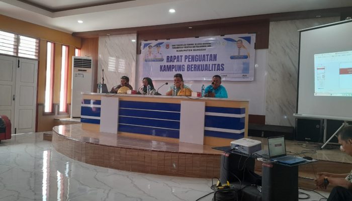 Dinas P2KBP3A Banggai Perkuat Kampung Berkualitas, Harap Tercipta Keluarga Sehat dan Harmonis