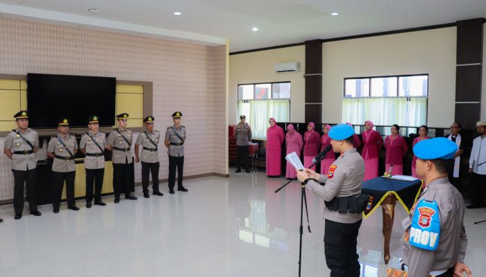 Penyegaran Struktural, Rotasi di Tubuh Polres Banggai Bergulir