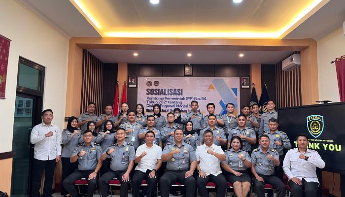 Kunjungan Direktorat Kepatuhan Internal ke Kantor Imigrasi Banggai, Beri Motivasi Menuju WBK