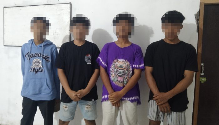 Penganiayaan Gegara Bunyikan Klakson, Polsek Toili Tangkap Empat Pelaku