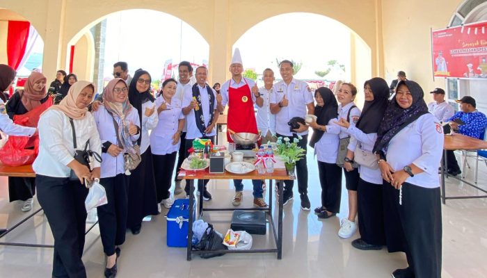 Keren! Kadispar Banggai Jawara Lomba Masak Meriahkan HUT ke-80 RI, Kalahkan 10 Kepala OPD Lainnya