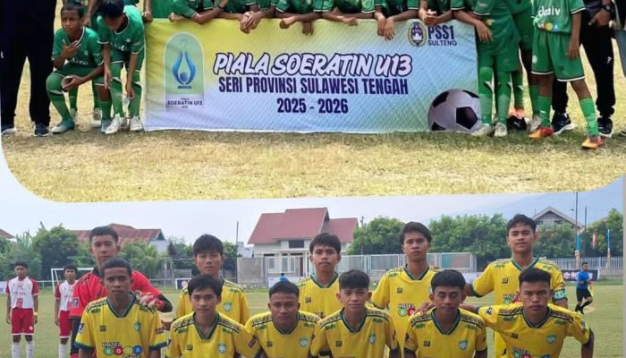 SJS Luwuk U-13 dan U-17 Raih Kemenangan di Piala Soeratin Sulteng 2025