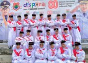 Tak Terkalahkan, SDIT Madani Luwuk Pertahankan Juara 1 Lomba Gerak Jalan Regu Putri