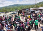 Ratusan Warga Padati Pelabuhan Buko, Antar Kepulangan Mahasiswa KKN Unismuh Luwuk Angkatan 38