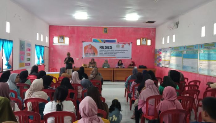 Anggota DPRD Sulteng Fraksi PKS Sri Atun Gelar Reses di Kelurahan Baru Banggai