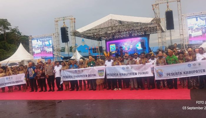Festival Budaya Pelajar se-Papua Tengah 2025 Meriahkan Nabire