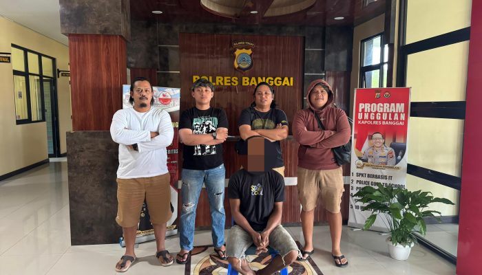 Pulang Mabuk, Suami di Tanjung Tuwis Tega Hajar Istri, Polres Banggai Langsung Bekuk!