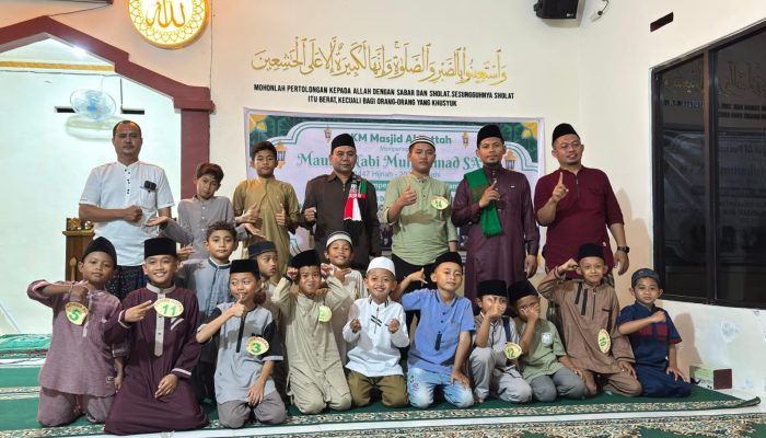 Malam Ini, Masjid Al Fattah Bukit Mambual Gelar Peringatan Maulid Nabi, Undang Ustadz Rasyid Ridla