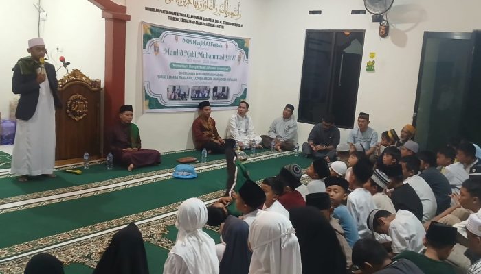 Masjid Al Fattah BTN Bukit Mambual Sukses Gelar Peringatan Maulid Nabi Muhammad SAW