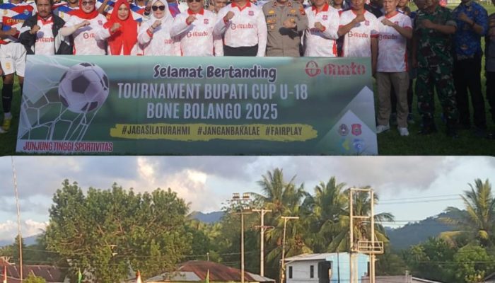 Kick Off Bupati Cup U-18, Badai Biru Fc Ungguli Olohuta Jr di Laga Pembuka