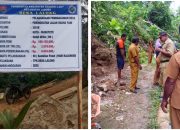 Kades Lalong Akmal Patagiling Tinjau Pembangunan Jalan Kantong Produksi