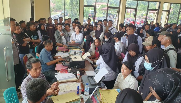 Antrean SKCK PPPK Membludak, Polres Banggai Siapkan 11 Operator dan Tambah Jam Operasional