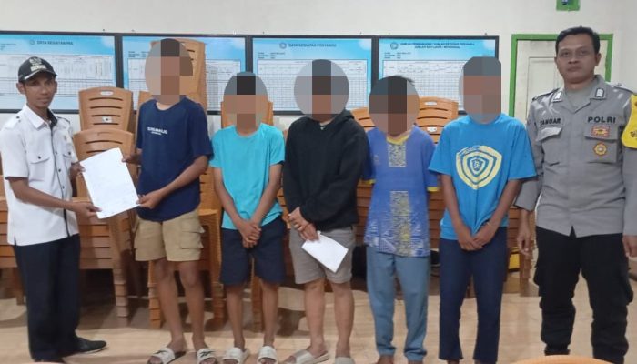 Lima Bocah di Toili Jaya Diduga Bobol Kios, Bhabinkamtibmas Lakukan Mediasi