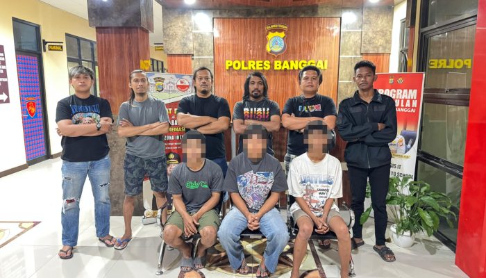 Diduga Lakukan Pengeroyokan di Luwuk, 3 Pelajar Ini Diamankan Polisi dan 7 Masih Dicari