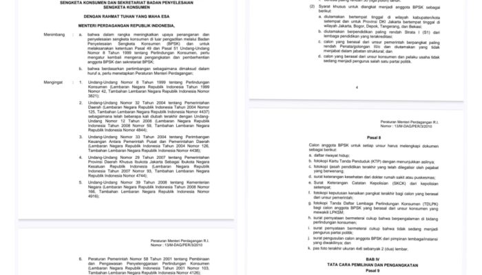 SK Gubernur Diduga Langgar Permendag, Nama Pengurus Golkar Masuk Anggota BPSK Banggai