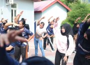 Imigrasi Banggai Wujudkan Pegawai Sehat dan Berintegritas Lewat Kegiatan Senam & Bimbingan Kerohanian