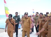 Bupati Balut Sofyan Kaepa Tinjau Kesiapan Penggunaan Pelabuhan Ferry di Desa Paisulamo