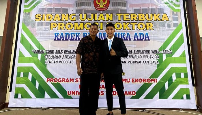 Di Usia 25 Tahun, Kadek Bramdhika Ada Asal Toili Barat Raih Gelar Doktor dengan Predikat Cumlaude di Untad