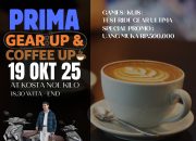Prima Motor Gelar “Gear Up & Coffee Up” di Kosta At Nol Kilo Luwuk