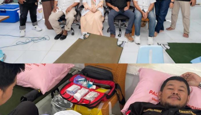 Bakti Sosial Donor Darah HUT Ke-5 Yayasan Banggai Emas Semesta Berjalan Sukses