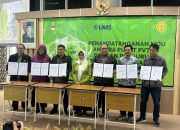 Diwakili Ketua LP3M, Unismuh Luwuk Teken  MoU PVTPP dan PTMA se-Indonesia di UMS