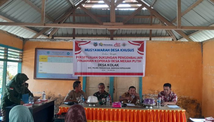 Pemdes Kolak Gelar Musdesus Bahas Persetujuan Dukungan Pengembalian Pinjaman Koperasi Desa Merah Putih