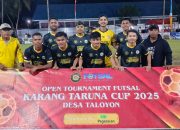 Jayabakti Barokah FC dan AMT Taloyon FC Raih Kemenangan di Penyisihan Terakhir Open Turnamen Futsal Karang Taruna Cup 2025