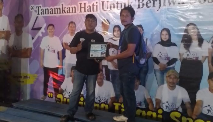 Frangki Bano Terima Penghargaan sebagai Media Partner di GPPS Cup 2025