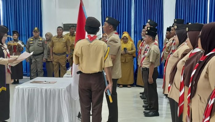 Ketua Kwarda Sulteng Resmi Lantik Pengurus Kwarcab Pramuka Balut