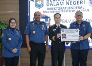 Damkar Bangkep Terima Bantuan Satu Unit Mobil Pemadam dari Kemendagri dan Pemerintah Korea Selatan
