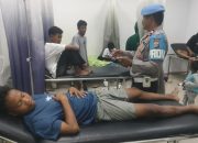 Remaja Bonceng Tiga Tabarakan dengan Mobil di Nuhon, Ketiganya Masuk Puskesmas 