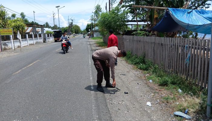 Sepasang Suami Istri di Solan Kintom Terlibat Lakalantas, Vario Vs Shogun, Pemotor Dilarikan ke RSUD Luwuk