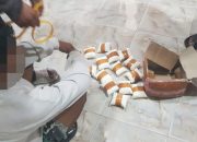 Pemuda Asal Moilong Dibekuk Polisi Usai Jemput 15.000 Pil THD di Jasa Pengiriman Toili