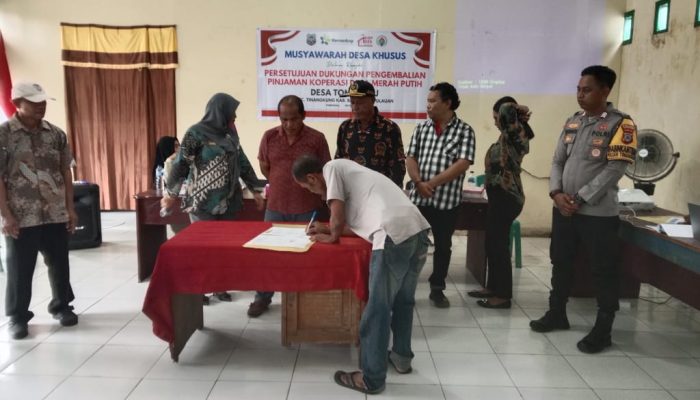 Pemdes Tompudau Sukses Gelar Musdesus Bahas Dukungan Pengembalian Pinjaman Koperasi Desa Merah Putih