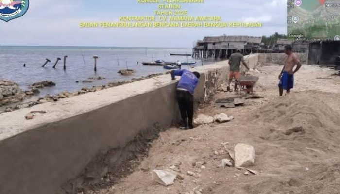 Progres Pembangunan Tanggul Banjir Desa Tatakalai Capai 87 Persen, Ditarget Rampung Akhir November