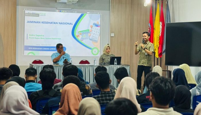BPJS Kesehatan Sosialisasikan Program JKN-KIS kepada Mahasiswa Unismuh Luwuk