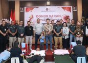 Rangkaian Hari Bakti Kemenimipas, Imigrasi Banggai Gelar Layanan Pengobatan Gratis dan Donor Darah