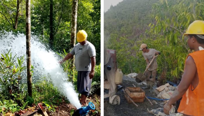 Progres Proyek Peningkatan SPAM Jaringan Perpipaan di Landonan Bebeau Capai 80 Persen