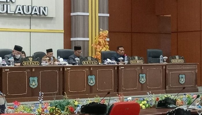 DPRD Bangkep Tetapkan KUA-PPAS 2026 dan Terima Keterangan Bupati atas Dua Raperda 2025