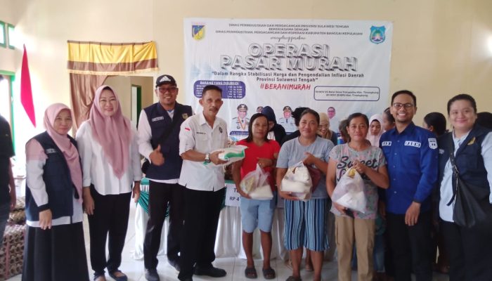 Disperindag Sulteng Sukses Gelar Pasar Murah di Bangkep, Bantu Kendalikan Inflasi Jelang Nataru