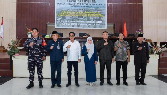 Pemda dan DPRD Banggai Teken Nota Kesepahaman KUA-PPAS 2026