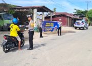 Hari Kedelapan Operasi Zebra Tinombala 2025, Polres Bangkep Jaring 283 Pelanggar Lalu Lintas