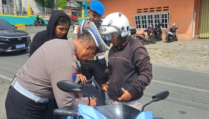 Sepekan Operasi Zebra Tinombala di Luwuk, 149 Pengendara Kena Teguran Polisi