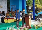 Berlangsung Khidmat, Sekda Ruslan Tolani Jadi Irup pada Upacara HUT PGRI ke-80 di Balut