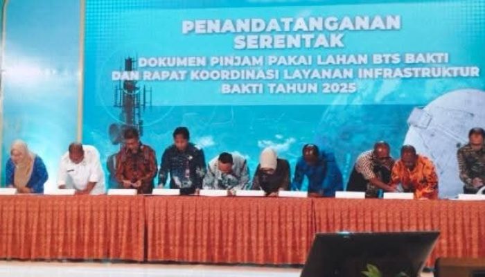 Bangkep Tandatangani Dokumen Pinjam Pakai Lahan BTS BAKTI, Dorong Penguatan Akses Telekomunikasi di Wilayah 3T
