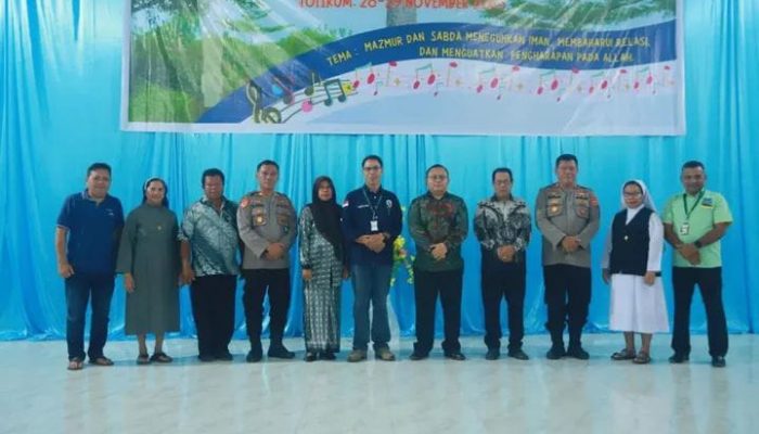 Sekda Bangkep Resmi Tutup Rakerda dan Pesparani Katolik Tingkat I di Desa Tone